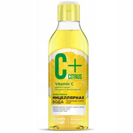 Fitokosmetik Woda Micelarna C+ Citrus dla Promienności Skóry z Kompleksem Przeciw Starzeniu Anti Age  245 ml